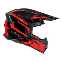Nitro Helmet MX710 Shard Ii Red/Black 