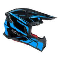 Nitro Helmet MX710 Shard Ii Blue/Black 
