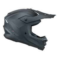 Nitro Helmet MX710 Youth Satin Black