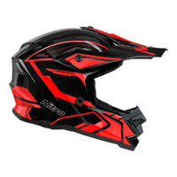 Nitro Helmet MX710 Youth Shard Ii Red/Black