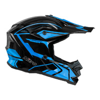 Nitro Helmet MX710 Youth Shard Ii Blue/Black