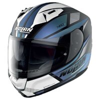 Nolan Helmet N606 Downshift Flat Black/Blue/White 39