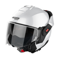 Nolan Helmet N120-1 Flip Over Classic Metal White 