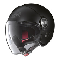 Nolan Helmet N21 Visor Open Face Classic Flat Black 