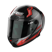 Nolan Helmet X804 RS Full Face Hot Lap Carbon/Red 