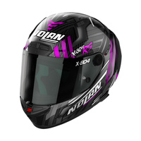 Nolan Helmet X804 RS Full Face Spectre Carbon/Pink-Chrome 