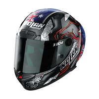 Nolan Helmet X804 RS Full Face Stoner Carbon/Blue/White/Red 