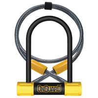Onguard U-Lock & Cable Bulldog U-Lock 13mm X 9cm X 14cm Cable 10mm X 120cm