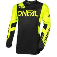 Oneal Element Jersey Racewear V.24 Black/Neon Yellow