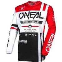 Oneal Element Jersey Warhawk V.24 Black/White/Red Youth