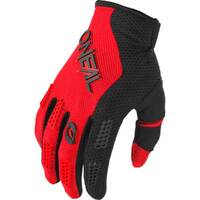 Oneal Element Gloves Racewear V.24 Black/Red Youth