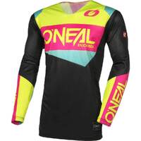 Oneal Hardwear Air Jersey Slam V.24 Black/Neon Yellow/Pink