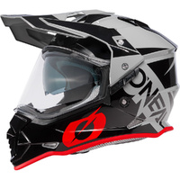 Oneal Helmet 2026 Sierra 2 Black/Grey/Red Adventure 