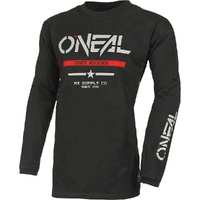 Oneal Jersey 2026 Element Cotton Squadron Black/Grey Kids 