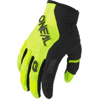 Oneal Gloves 2026 Element Racewear Black/Neon Yellow Kids 