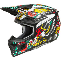 Oneal Helmet 2026 3 Series Inked Multi Kids 