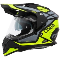 Oneal Helmet 2026 Sierra R Neon Yellow/Black/Grey 