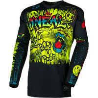Oneal Jersey 2026 Element Rancid Black/Neon Yellow Kids 