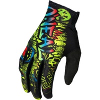 Oneal Gloves 2026 Matrix Rancid Black/Neon Yellow Kids 