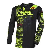 Oneal 2023 Element Jersey Attack Black/Neon Yellow Adult