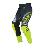 Oneal 2022 Element Pants Camo Grey/Neon Yellow 