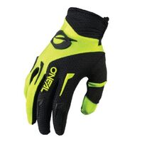 Oneal 2023 Element Gloves Neon Yellow/Black Youth