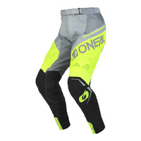 Oneal 2023 Hardwear Pants Flow Grey/Neon Yellow Adult
