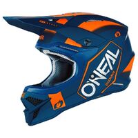 ONEAL23 3 Series Hexx V.23 Blue/Orange Helmet