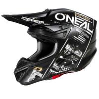 ONEAL23 5 Series Attack V.23 Black/White Helmet