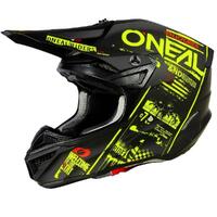 ONEAL23 5 Series Attack V.23 Black/Neon Yellow Helmet