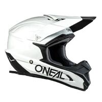ONEAL23 1 Series Solid White Helmet