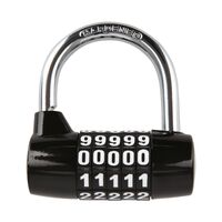 Oxford 5-Digit Combination Padlock Black