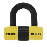 Oxford Hd Max Padlock / Disc Lock 14mm Yellow