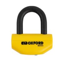 Oxford Boss Alarm 16mm Padlock Black