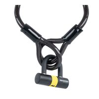 Oxford Loop Lock 15 & Padlock (2.0M X 15mm Cable)