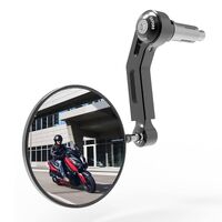 Oxford Pairemium Bar End Mirror Left Black