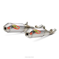 Pro Circuit T-6 Stainless Dual Slip-On Muffler for Honda CRF250RX 2020
