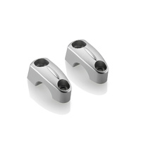 Rizoma Silver Upper Riser Clamp for BMW R nineT Scrambler 2021-2024 (AZ452A)