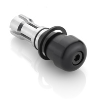 Rizoma Mirror Bar End Fit Kit for Harley 107 Breakout FXBR 2018-2019 (BS831B)