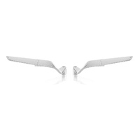 Rizoma Silver Stealth Mirror Pair for Ducati Scrambler 1100 Pro 2020-2022 (BSN010A)