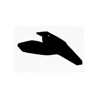 Rtech Rear Fender for KTM 300 EXC 2008-2011 Black 