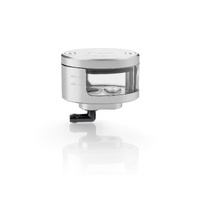 Rizoma Silver Brake/Clutch Fluid Reservoir for Ducati Hypermotard 950 2022-2024 (CT125A)