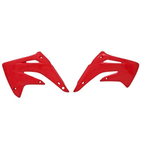 Rtech Radiator Shrouds for Honda CR 85 R 2003-2007 OE Red 