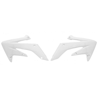 Rtech Radiator Shrouds for Honda CRF 250 R 2004-2009 White 