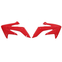 Rtech Radiator Shrouds for Honda CRF 250 R 2004-2009 OE Red 