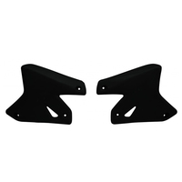 Rtech Radiator Shrouds for Suzuki DRZ 400 S-E 2000-2009 Black 