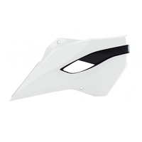 Rtech Radiator Shrouds for Husqvarna TC 125 2014-2015 OE Black/White (2014) 