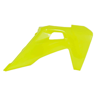 Rtech Radiator Shrouds for Husqvarna FC 450 Rockstar Edition 2021 Neon Yellow 