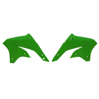 Rtech Radiator Shrouds for Kawasaki KLX 450 R 2007-2016 Green 