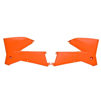 Rtech Radiator Shrouds for KTM 250 EXC 2007 OE Orange 